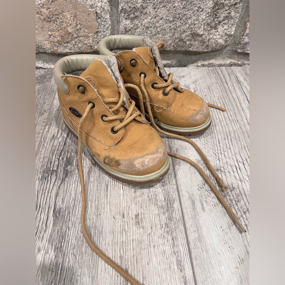Lugz Kids’ Work Boots - Tan - little boys 12 - Picture 10 of 11